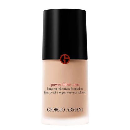 Armani 阿瑪尼 新版 POWER FABRIC PRO 專業柔霧持妝粉底液 30ML - La Fée Beauty