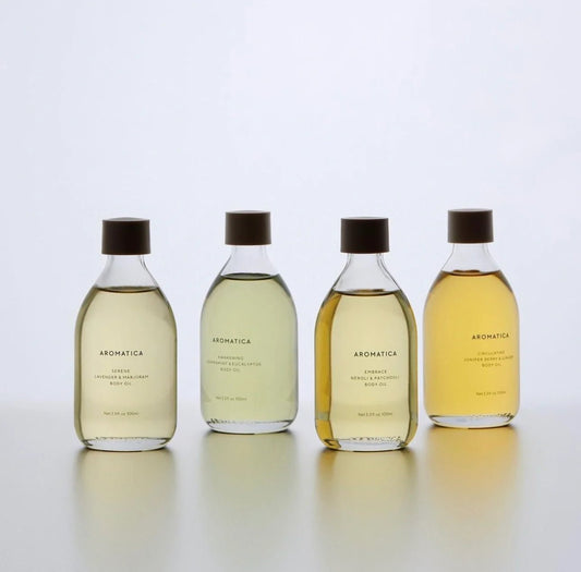 韓國 AROMATICA 艾瑪植萃 Embrace Body Ritual Kit Body Oil 舒壓消腫排毒香薰身體按摩油 100ml - La Fée Beauty