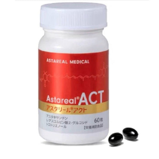 日本 專利成份 AstaReal® ACT 蝦(藻)紅素 60粒/約30日分量 護肝必備 - La Fée Beauty