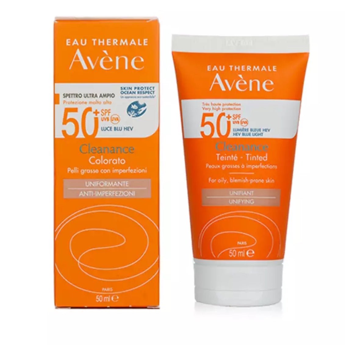 Avene 雅漾 超高防護有色防曬液 SPF50+ -適合油性、易長痘皮膚 50ml/1.7oz - La Fée Beauty