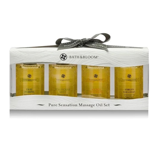 泰國 BATH&BOOM PURE SENSATION MASSAGE OIL SET 純感覺按摩油套裝 - La Fée Beauty