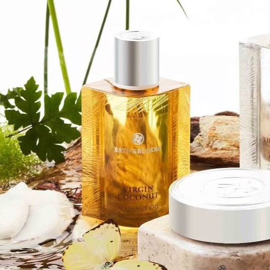 泰國 BATH&BOOM VIRGIN COCONUT MASSAGE OIL 冷萃椰油植物按摩油170ml - La Fée Beauty