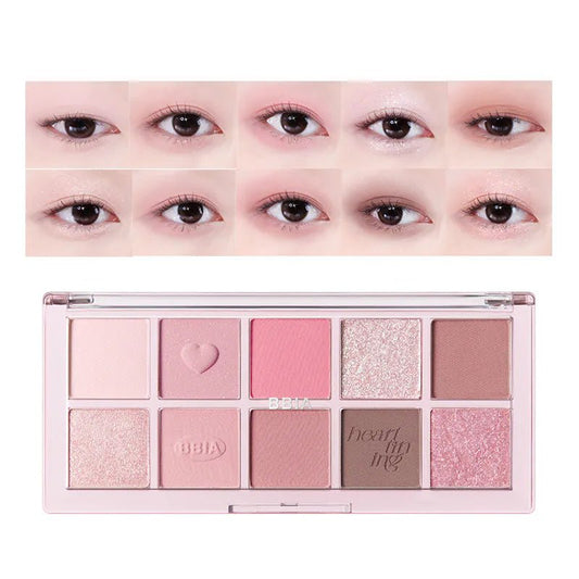 🩷 韓國 Bbia 蝴蝶結全新基礎10色眼影盤01 Your Mauve - La Fée Beauty