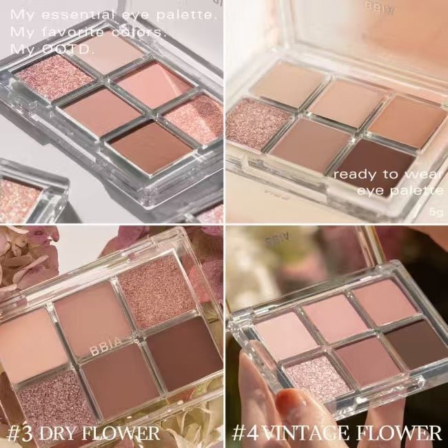 🩷最新 BBIA Ready To Wear Eye Palette 系列 6色眼影盤 04 Vintage Flower - La Fée Beauty