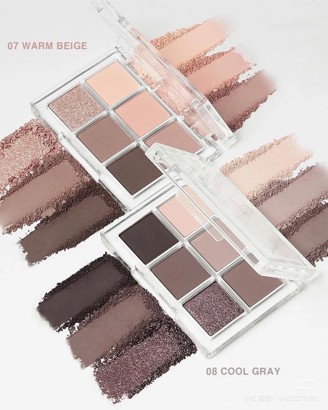 🩷最新 BBIA Ready To Wear Eye Palette 系列 6色眼影盤 08 Cool Gray - La Fée Beauty