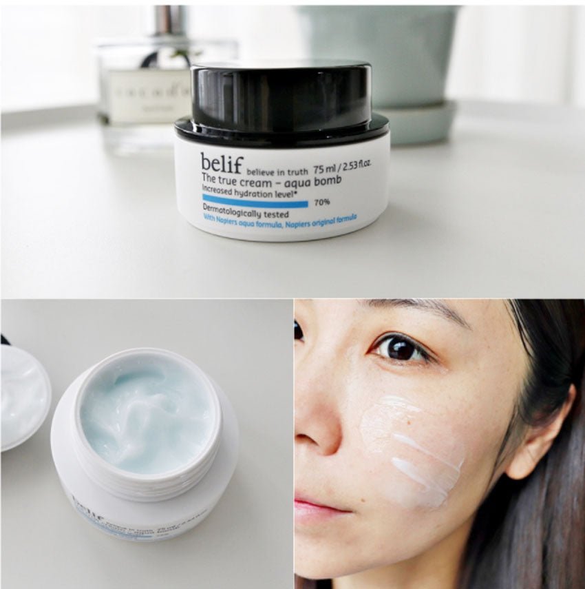Belief 斗篷草注水啫喱炸彈霜 The true cream - aqua bomb - La Fée Beauty