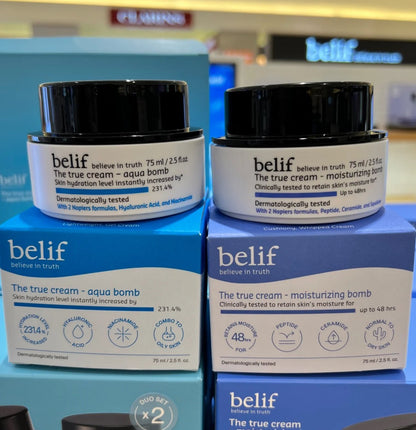 Belief 斗篷草注水啫喱炸彈霜 The true cream - aqua bomb - La Fée Beauty