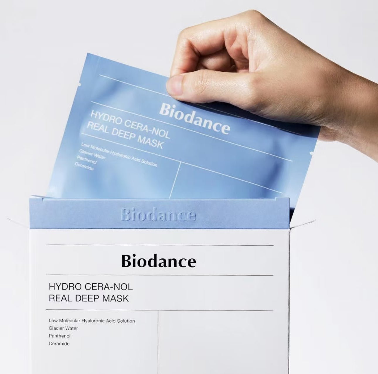 韓國 Biodance 生物膠原蛋白透明酸深層補濕面膜 34gx4片 - La Fée Beauty