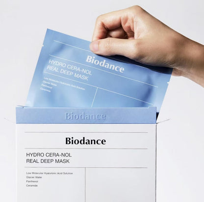 韓國 Biodance 生物膠原蛋白透明酸深層補濕面膜 34gx4片 - La Fée Beauty
