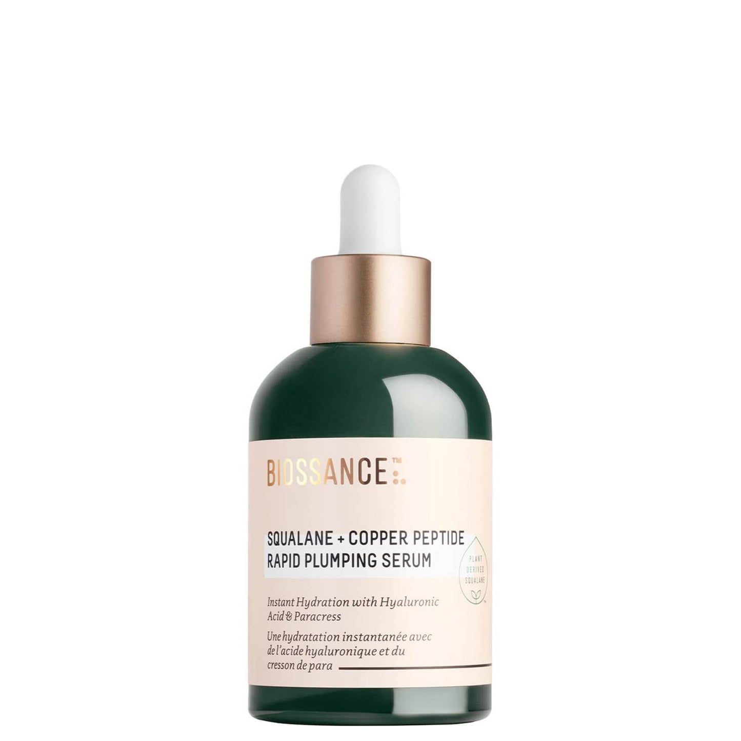 章小蕙推薦 BIOSSANCE Squalane and Copper Peptide Rapid Plumping Serum 藍銅勝肽角鯊烷精華 50ml - La Fée Beauty