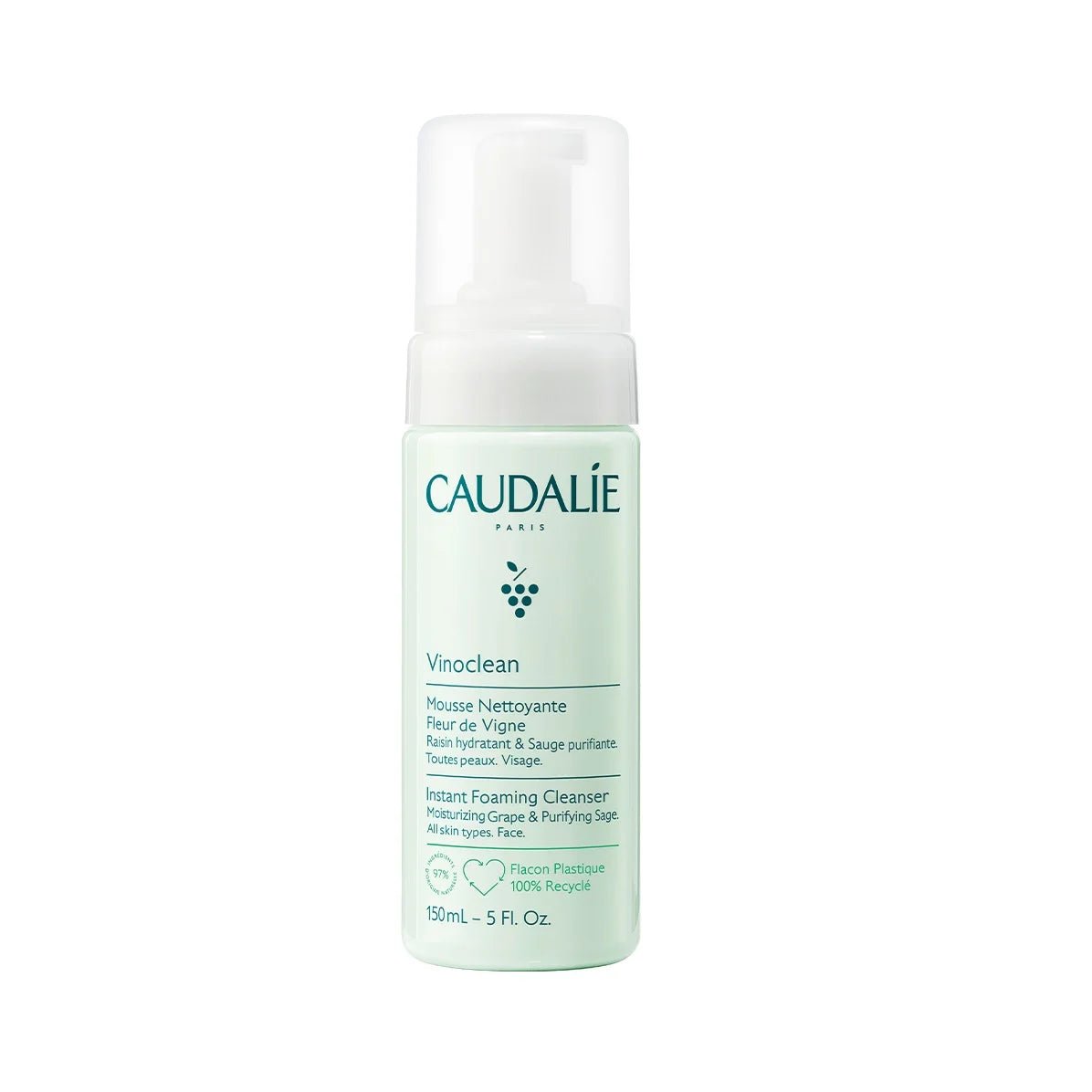 CAUDALIE 歐緹麗 葡萄潔面摩絲 150ml - La Fée Beauty