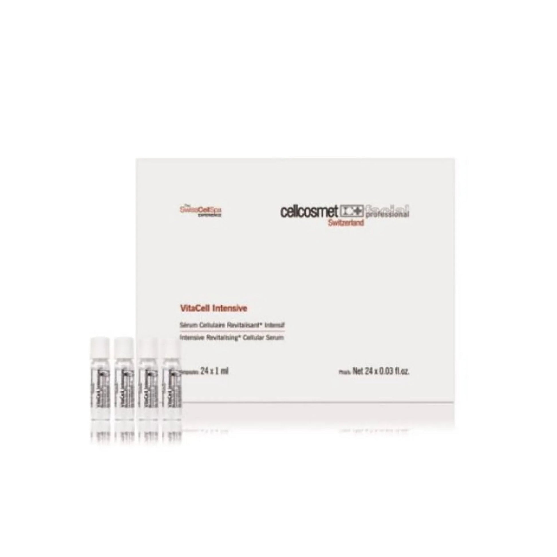 Cellcosmet 瑞妍 新版 羊胎素密集活力精純液46% 生物活細胞 1ml x 24支 (美容院裝 ） - La Fée Beauty