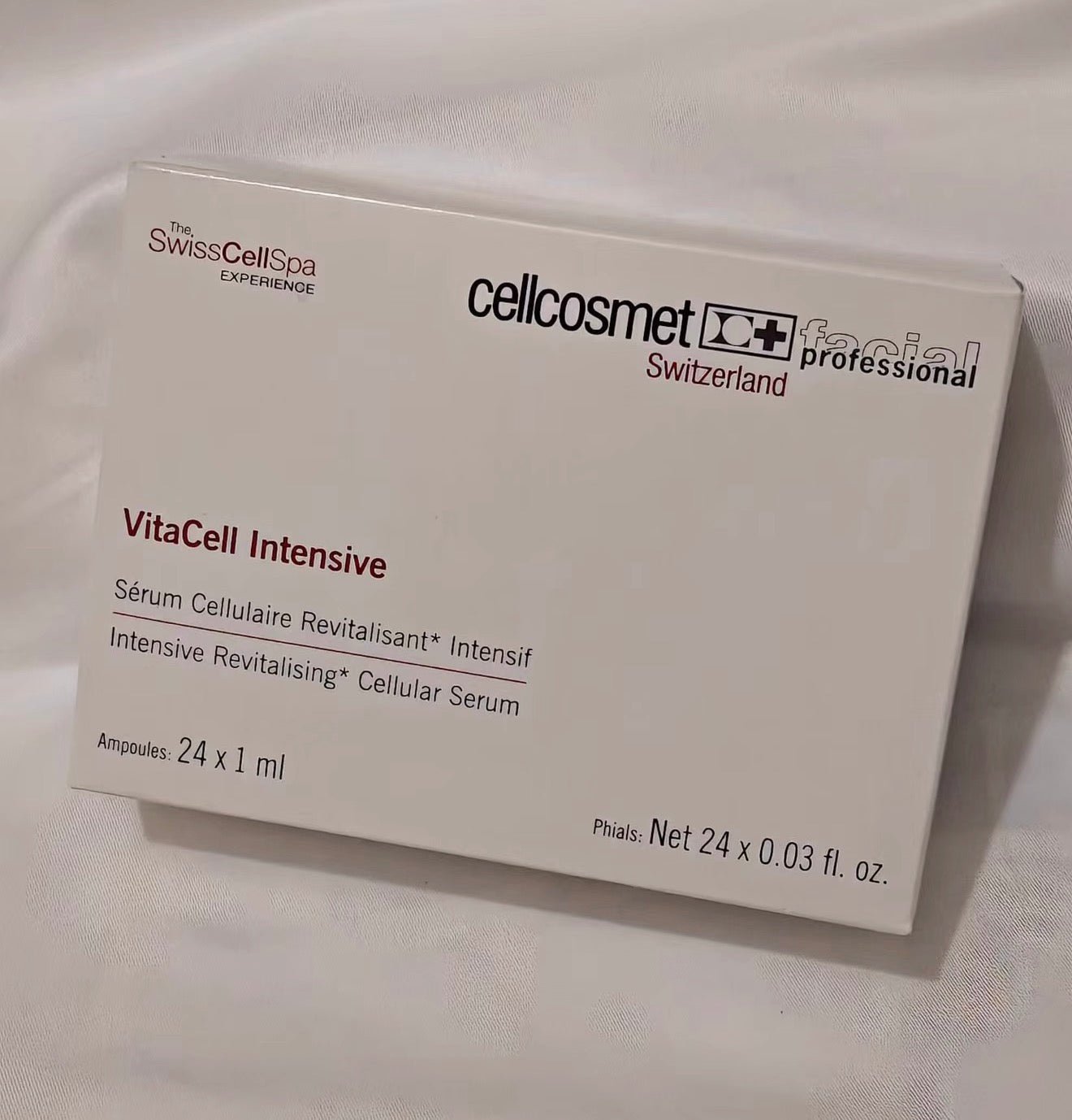 Cellcosmet 瑞妍 新版 羊胎素密集活力精純液46% 生物活細胞 1ml x 24支 (美容院裝 ） - La Fée Beauty