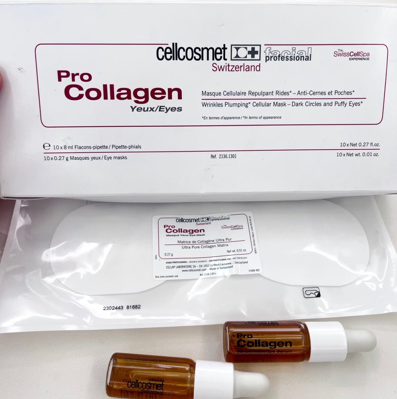 Cellcosmet ProCollagen Eye Mask 全效骨膠原眼膜 10 sets - La Fée Beauty