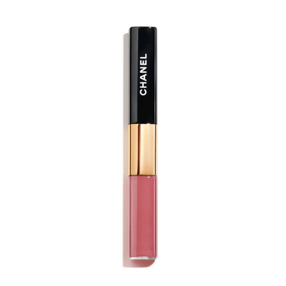 CHANEL 香奈兒 LE ROUGE DUO ULTRA TENUE 雙頭唇彩 40 玫瑰拿鐵 - La Fée Beauty