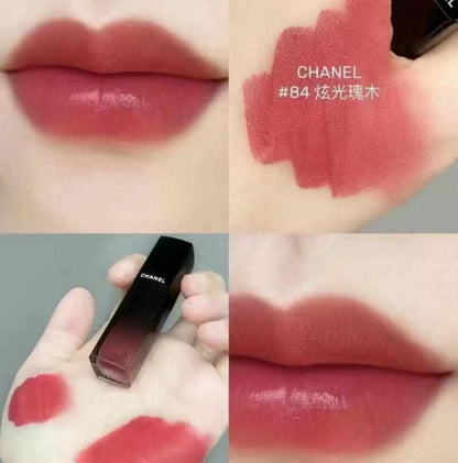 CHANEL 香奈兒 ROUGE ALLURE LAQUE 極致鏡面水光唇釉 84 - ROSE AMBIGU 5.5ml - La Fée Beauty