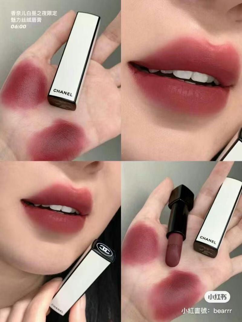 CHANEL 香奈兒 ROUGE ALLURE VELVET NUIT BLANCHE 限量創作 - 亮澤啞緻唇色 06:00 - La Fée Beauty
