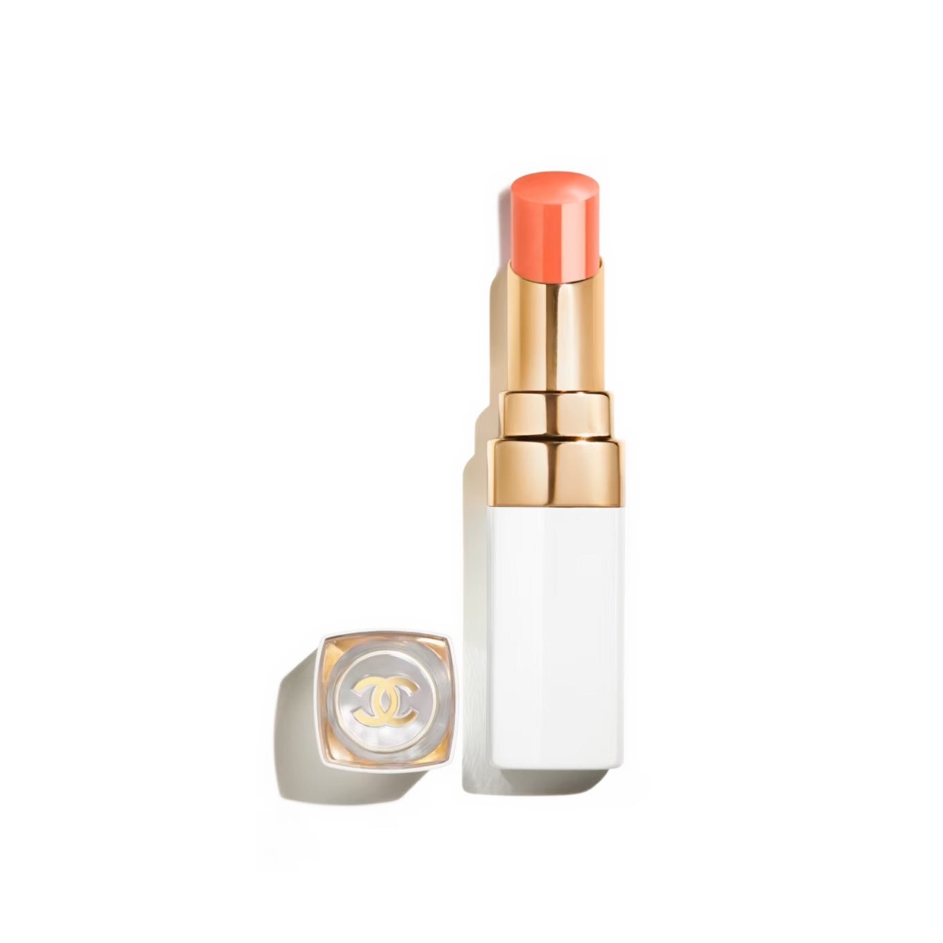 CHANEL 香奈兒 ROUGE COCO BAUME 水凝亮澤護唇膏 754 - TENDER PEACH - La Fée Beauty
