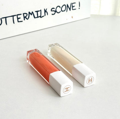 CHANEL 香奈兒 ROUGE COCO GLOSS SUMMER COLLEC TION 豐唇蜜 908-橘色閃片 7ml - La Fée Beauty