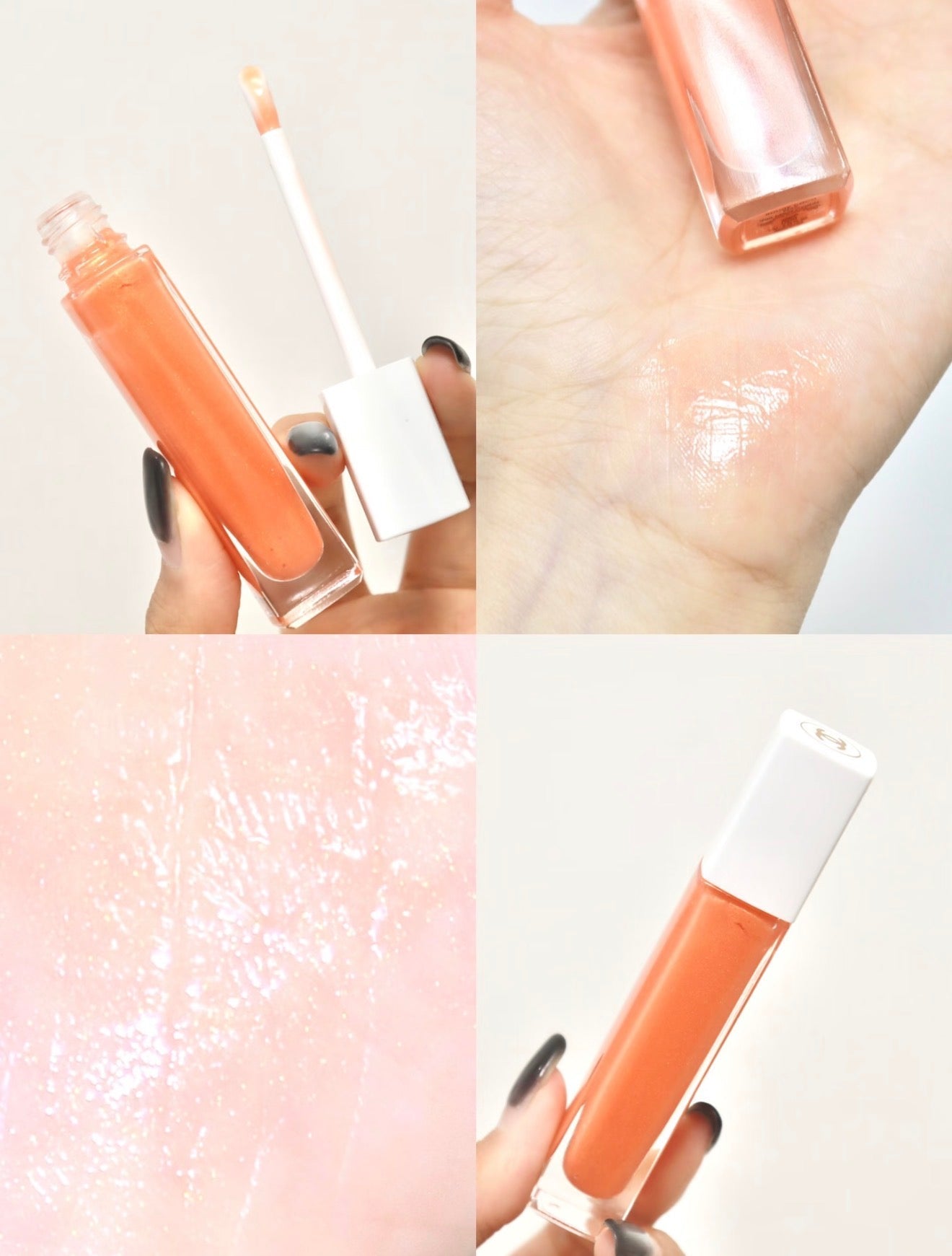 CHANEL 香奈兒 ROUGE COCO GLOSS SUMMER COLLEC TION 豐唇蜜 908-橘色閃片 7ml - La Fée Beauty