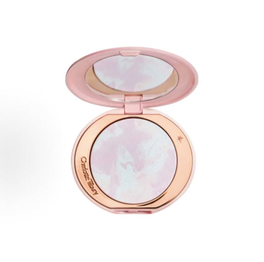 CHARLOTTE TILBURY 2026新品 小銀盤薫夢紫粉餅 啞光修飾膚色 自然提亮 - La Fée Beauty