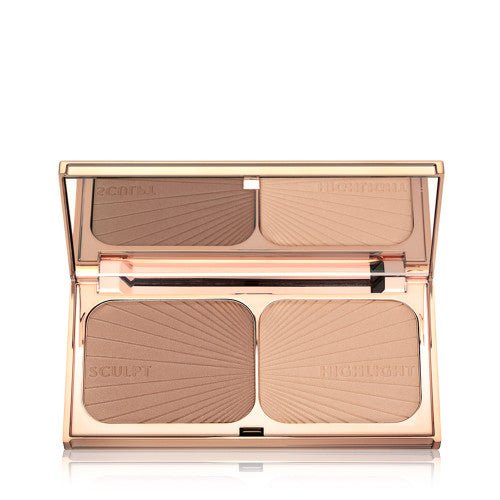 CHARLOTTE TILBURY 雙色 FILMSTAR BRONZE & GLOW 星影高光修容盤 10g (LIGHT - MEDIUM) - La Fée Beauty