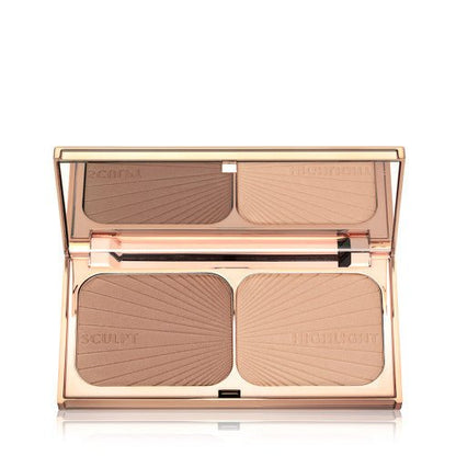 CHARLOTTE TILBURY 雙色 FILMSTAR BRONZE & GLOW 星影高光修容盤 10g (LIGHT - MEDIUM) - La Fée Beauty