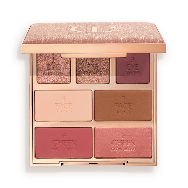 CHARLOTTE TILBURY 面部綜合彩妝盤 HOLLYWOOD INSTANT LOOK IN A PALETTE DREAMY, BRONZED BEAUTY - La Fée Beauty