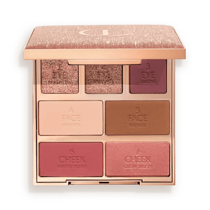 CHARLOTTE TILBURY 面部綜合彩妝盤 HOLLYWOOD INSTANT LOOK IN A PALETTE DREAMY, BRONZED BEAUTY - La Fée Beauty