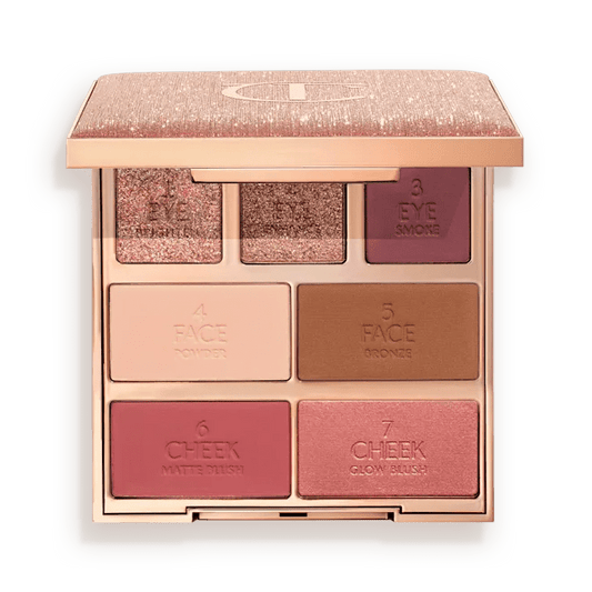 CHARLOTTE TILBURY 面部綜合彩妝盤 HOLLYWOOD INSTANT LOOK IN A PALETTE DREAMY, BRONZED BEAUTY - La Fée Beauty