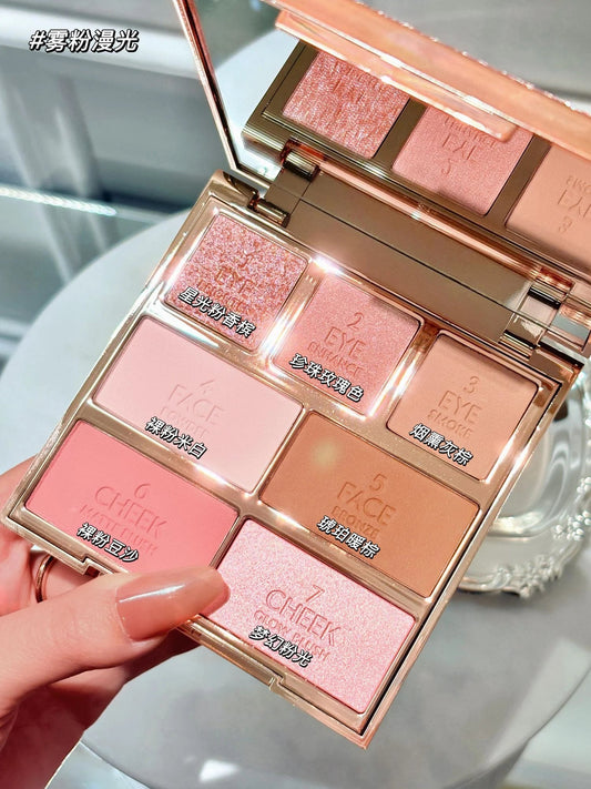 CHARLOTTE TILBURY 面部綜合彩妝盤 HOLLYWOOD INSTANT LOOK IN A PALETTE PRETTY, GLOWING BEAUTY - La Fée Beauty