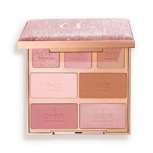 CHARLOTTE TILBURY 面部綜合彩妝盤 HOLLYWOOD INSTANT LOOK IN A PALETTE PRETTY, GLOWING BEAUTY - La Fée Beauty