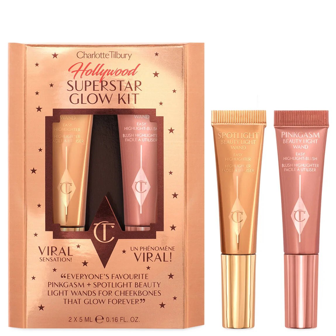 CHARLOTTE TILBURY 限量版 迷你高光胭脂套裝 Hollywood Superstar Glow Kit - La Fée Beauty