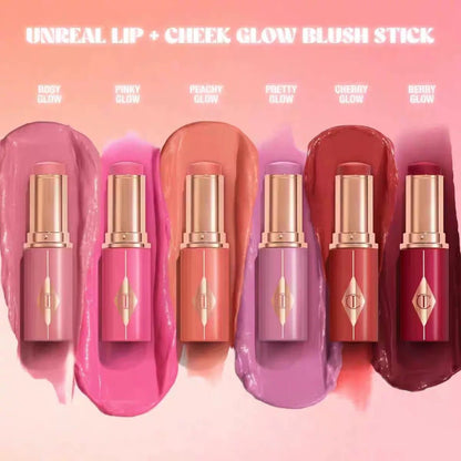 CHARLOTTE TILBURY 🩷新款 UNREAL BLUSH HEALTHY GLOW STICK 唇頰棒 腮紅/唇膏 含透明質酸 9ml - La Fée Beauty