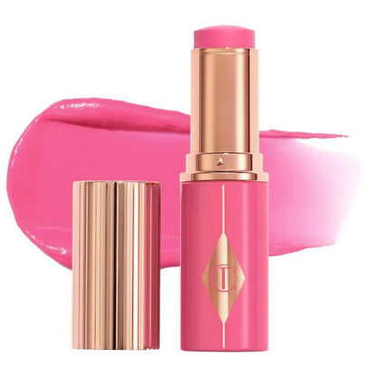 CHARLOTTE TILBURY 🩷新款 UNREAL BLUSH HEALTHY GLOW STICK 唇頰棒 腮紅/唇膏 含透明質酸 9ml - La Fée Beauty