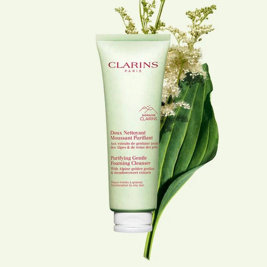 CLARINS 嬌韻詩 植萃溫和潔面泡沫(混合至油性肌適用) 125ml - La Fée Beauty