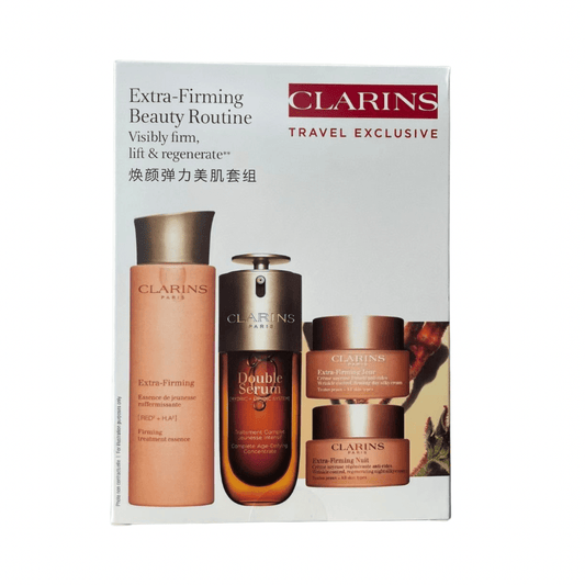 CLARINS 嬌韻詩 新版 煥顏緊致彈簧日晚面霜 4件套裝 - La Fée Beauty