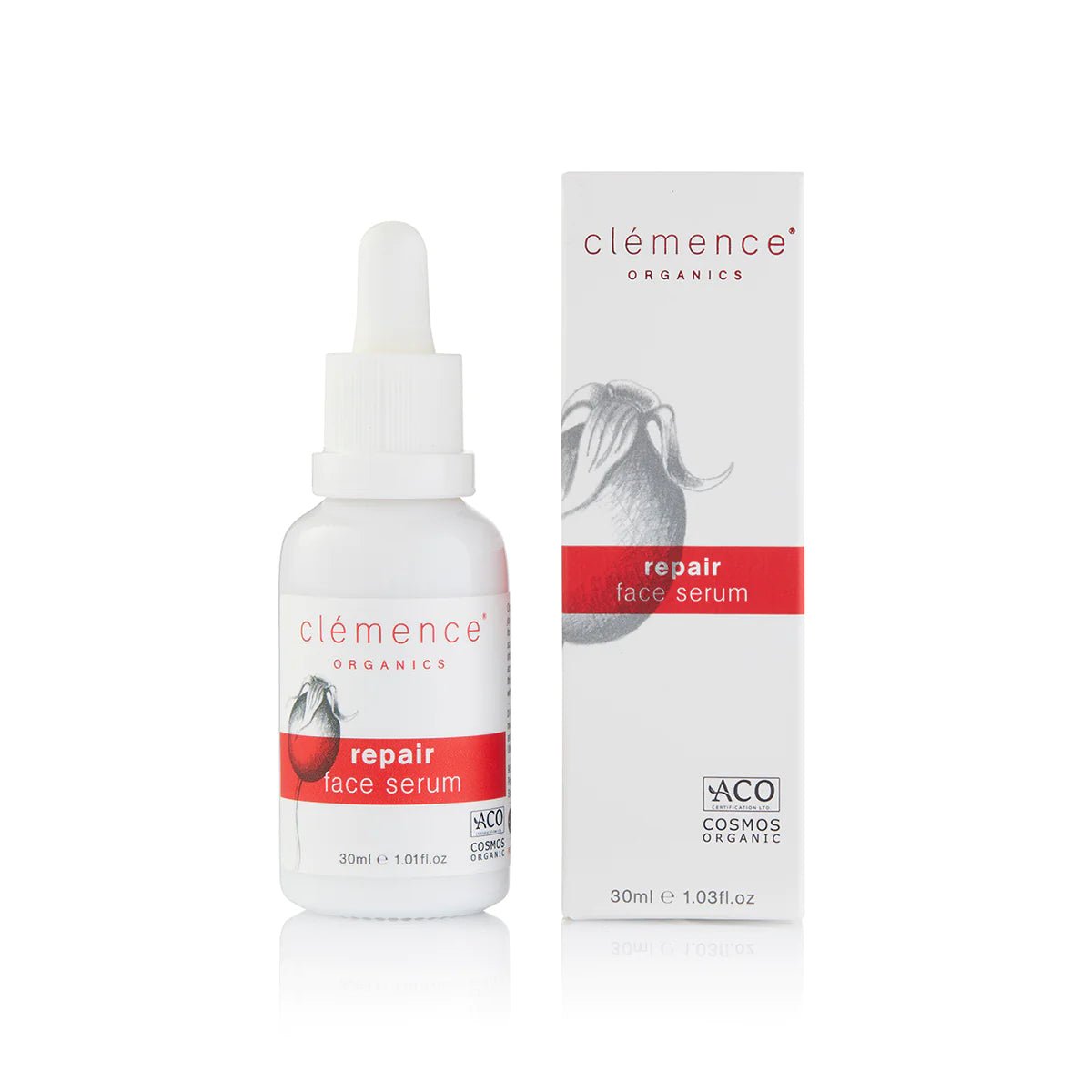 Clemence Organics 玫瑰果修護精華油+玫瑰調膚保濕噴霧套裝 - La Fée Beauty