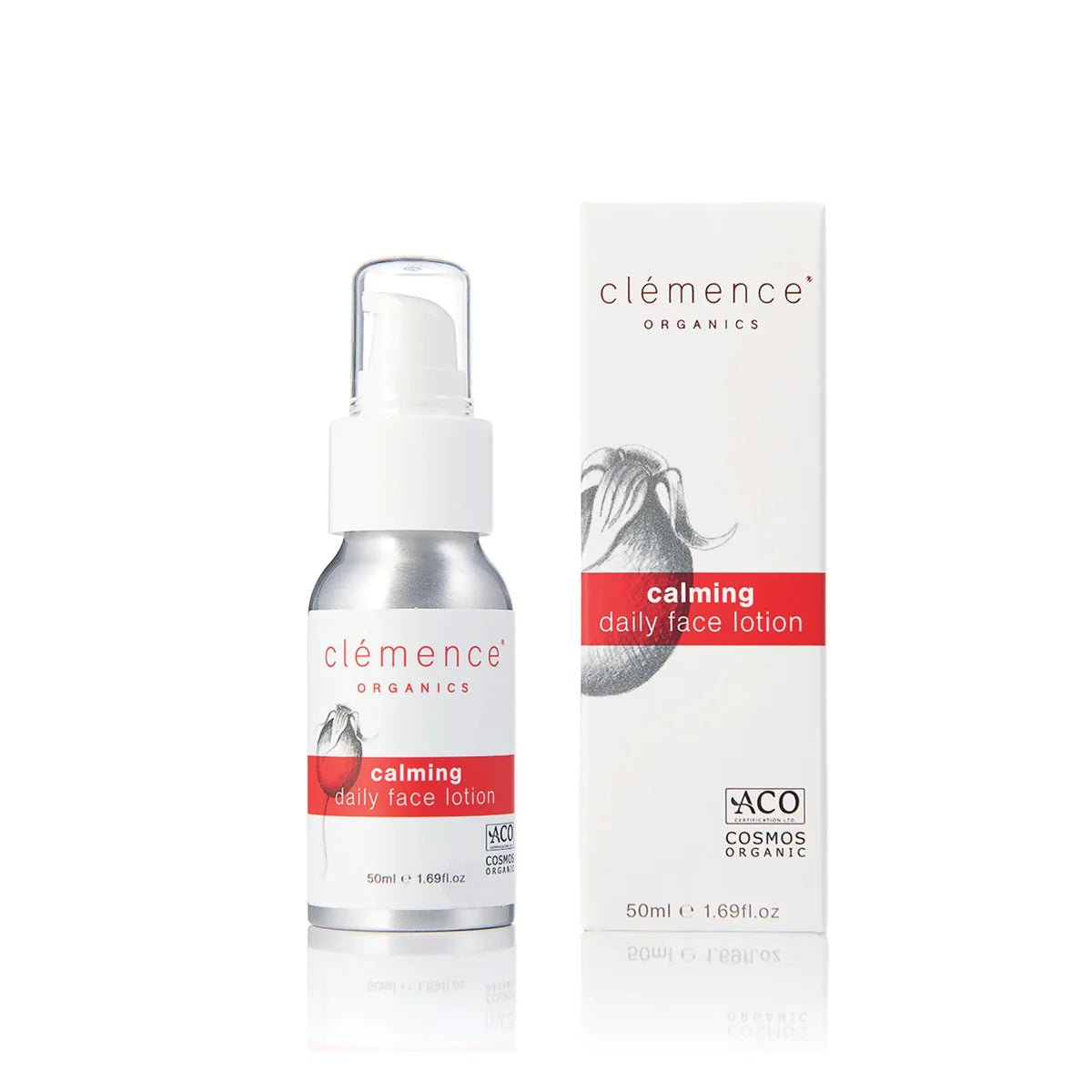 Clemence Organics CALMING DAILY FACE LOTION 面部舒緩乳液 50ml - La Fée Beauty