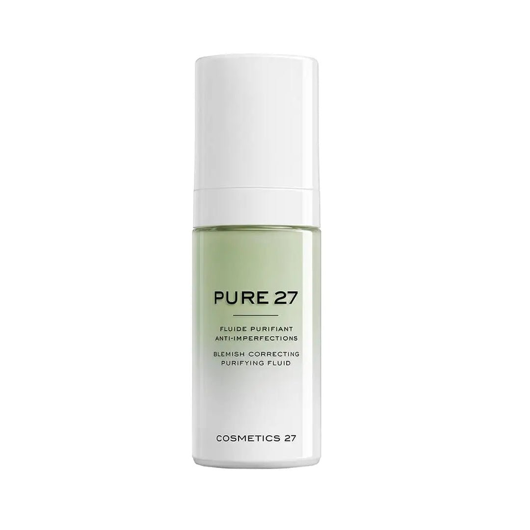 法國 COSMETICS 27 Pure 27 Blemish Correcting Purifying Fluid 積雪草細胞勁能袪紅降瑕疵精華 30ml - La Fée Beauty