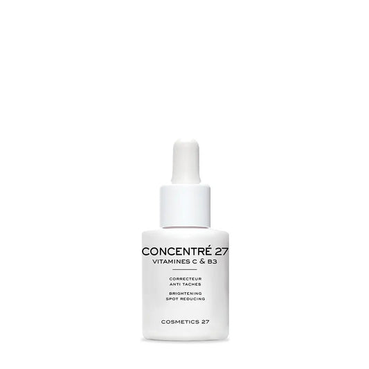 法國 COSMETICS 27 瓷白肌 積雪草植物精華 美白抗氧淡班點VC & B3 30ml - La Fée Beauty