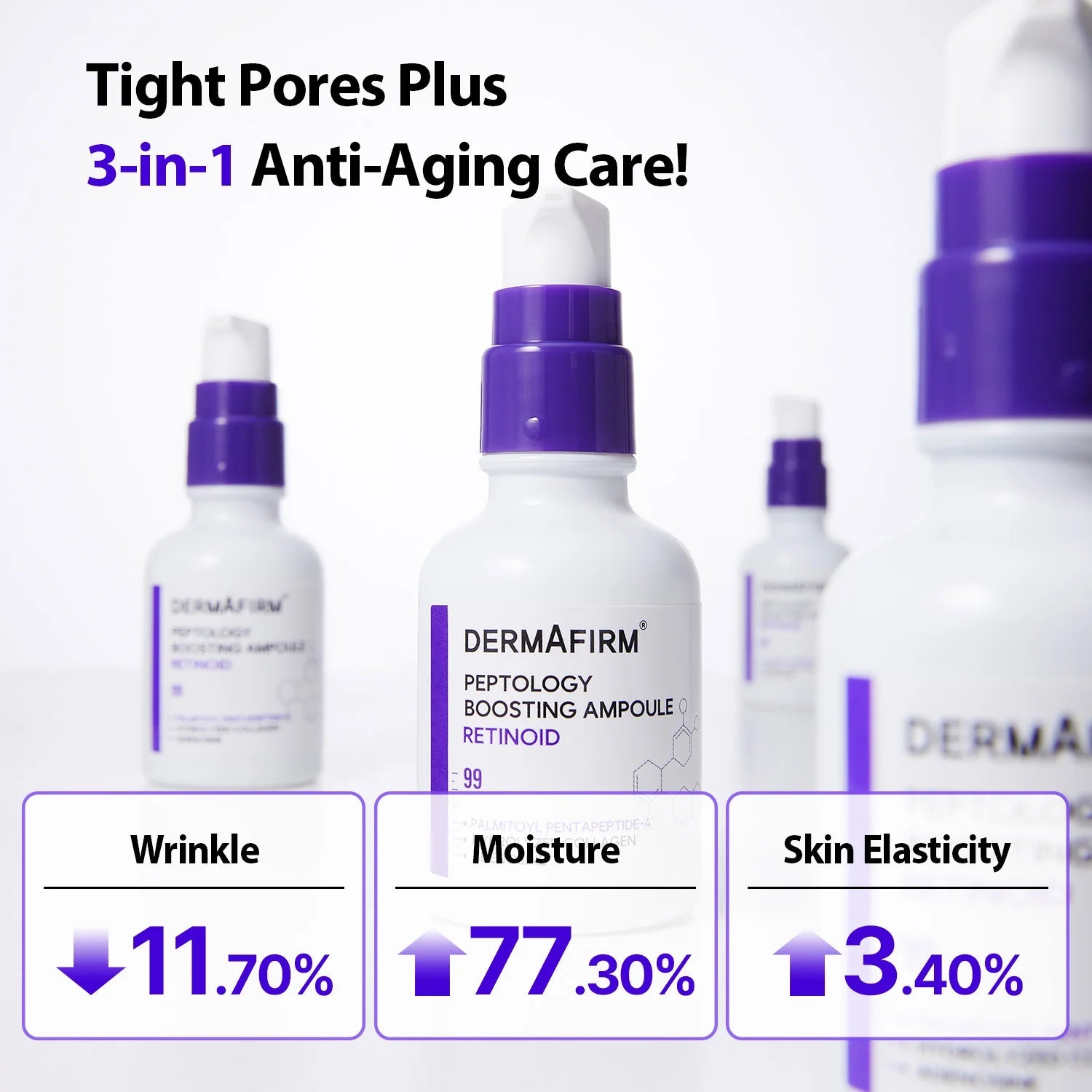 韓國 DERMAFIRM 德妃 Peptology Boosting Ampoule Retinoid 超A精華液 30ML - La Fée Beauty