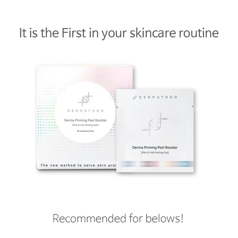 DERMATHOD Priming Peel Booster Pads 水光嫩膚去角質棉片 貼獨立包裝30貼 - La Fée Beauty