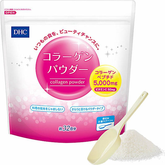 日本 DHC 膠原蛋白肽粉32日量 深海魚膠原 彈力緊致 細膩收毛孔 - La Fée Beauty