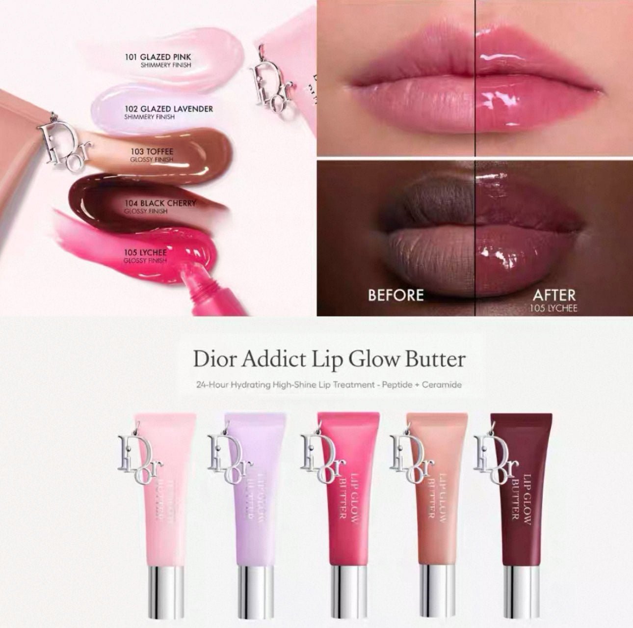 Dior 迪奥 新品 誘惑煥彩潤唇蜜 10ml - La Fée Beauty