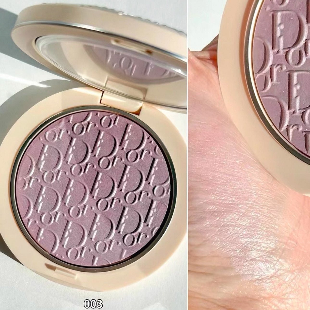 Dior 2025年 恆久貼肌亮采蜜粉餅 - Glowmania珍藏版 003 Lilacmania - La Fée Beauty