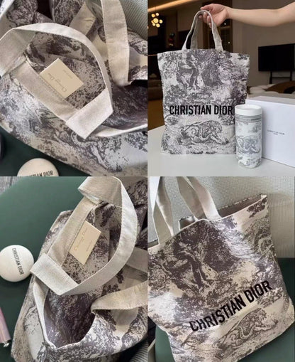 Dior beauty counter 2025 VIP gift tote bag 迪奧 叢林系列 重工刺繡托特袋 購物袋 - La Fée Beauty