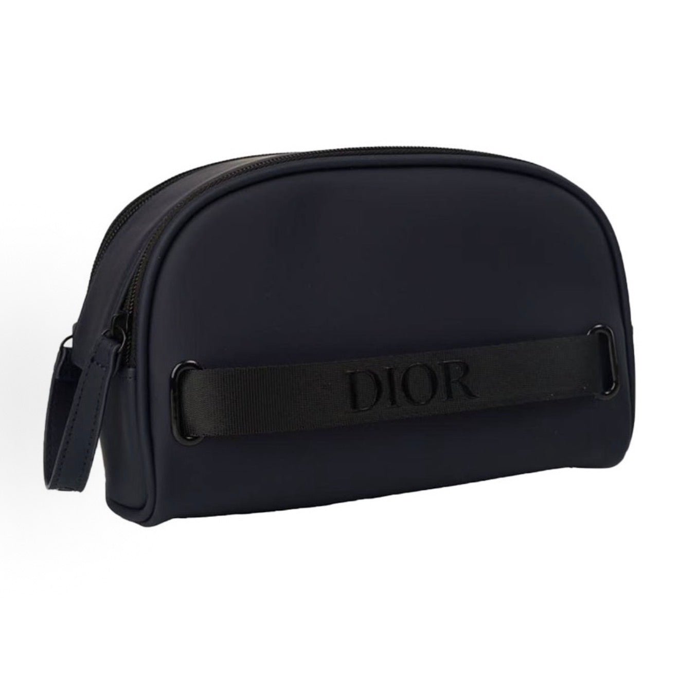 Dior 迪奧 Boutique Makeup Bag / Cosmetic Bag Remake & Customization 專櫃最新款 寶藍色防水雙拉鏈化妝袋 改裝訂製 - La Fée Beauty
