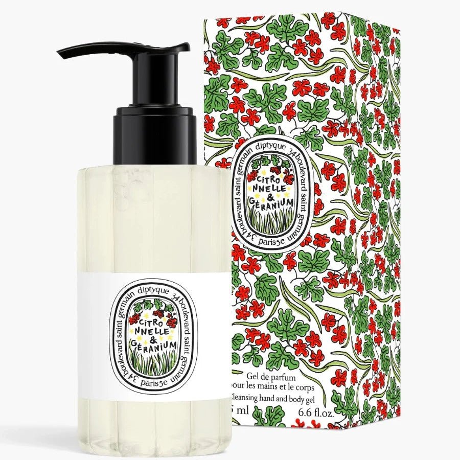 DIPTYQUE 蒂普提克 檸檬草和天竺葵 潔手及沐浴啫喱 195ml - La Fée Beauty