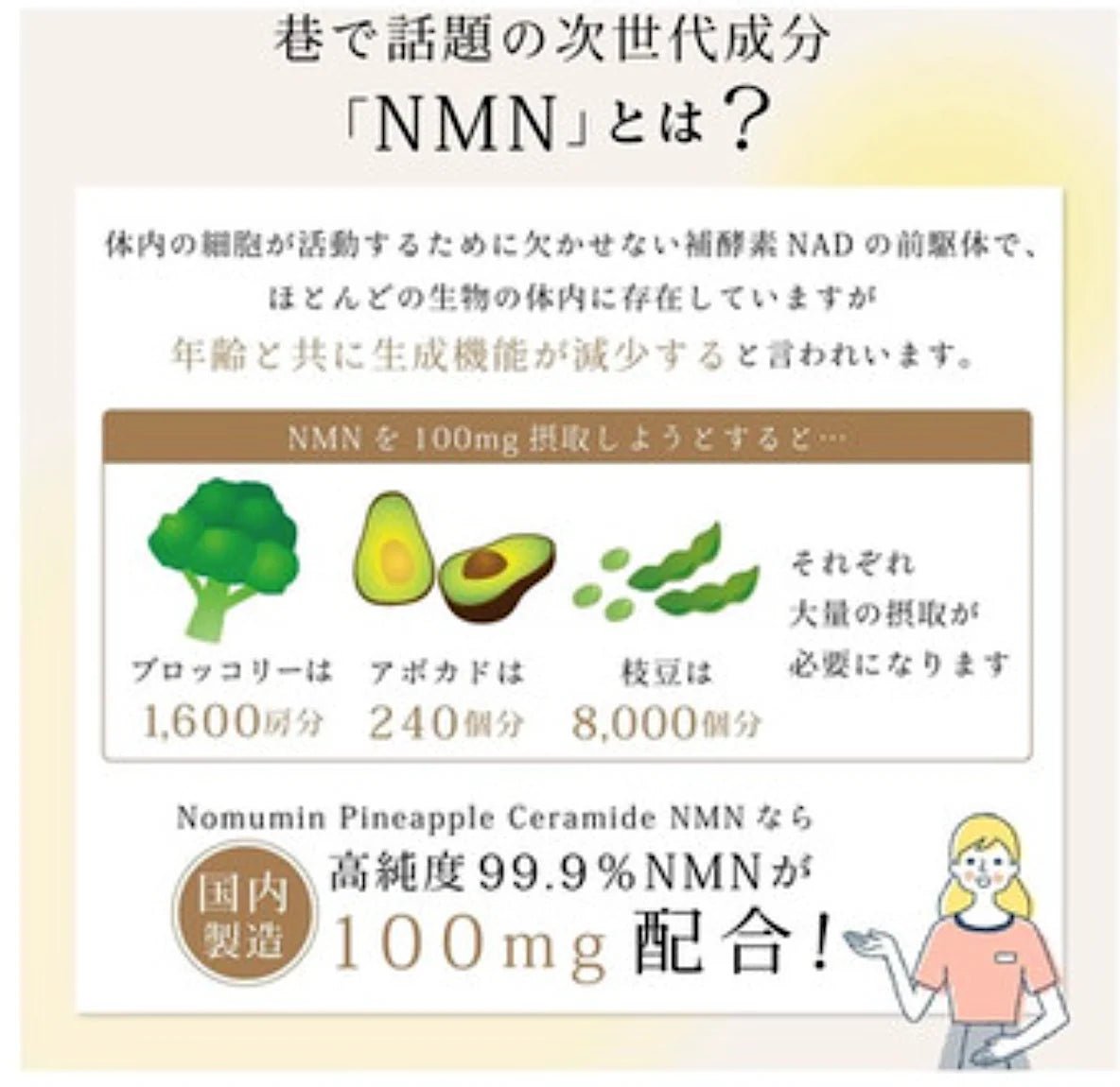 Dr. Watanabe Nomumin 鳳梨神經醯胺 1,050mg 30片 加強免疫力 - La Fée Beauty